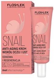 FLOSLEK Snail Krem anti-aging wokół oczu i ust