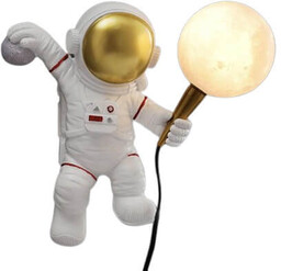 Kinkiet ścienny Cosmo CGCOSMOLED1 COPEL astronauta księżyc biały
