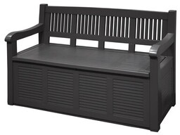 PROGARDEN Ławka ogrodowa 280L Antracytowy