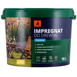 Impregnat akrylowy do drewna PREMIUM 10 l sosna