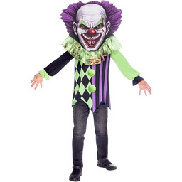 Amscan 9907118 - kostium dziecięcy Horror Clown, koszulka