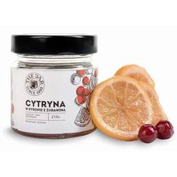 Cytryny w syropie z żurawiną 210 g The