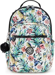 Kipling Seoul Duży Plecak, Cocktail Floral (Pomarańczowy)