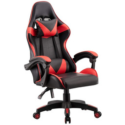 Fotel biurowy obrotowy OC-810 Czarny, czerwony