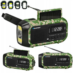 Radio alarmowe Fm Led Sos Solar Dynamo Power