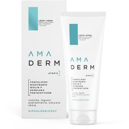 AMADERM Atopic Lekki krem emolientowy do twarzy