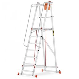 Drabina magazynowa aluminiowa HIGHER 7 stopni 81PRO