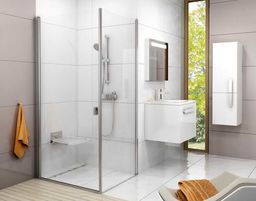 Kabina prysznicowa prostokątna Ravak Chrome drzwi 90x ścianka