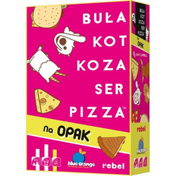 REBEL Gra karciana Buła, Kot, Koza, Ser, Pizza