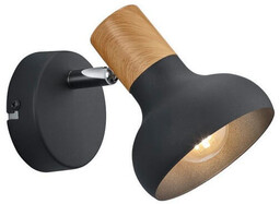 Rl Light Regulowana lampa ścienna Latika R81521032 czarny