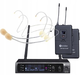 Prodipe Headset B210DUO Dsp Uhf Podwójny bezprzewodowy mikrofon