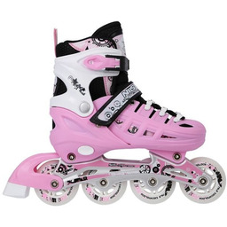 Nils Extreme Łyżworolki 4w1 NH10905SET różowe