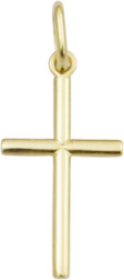 Złoty Krzyżyk Gładki pr 585