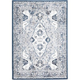 Dywan Wiktoria 80 x 150 cm klasyk szaro-granatowy