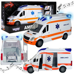 Pogotowie Karetka Ambulans Nosze Sygnały Dźwiękowe Świetlne