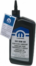 Olej MOPAR 80W-90 mostu Jeep Wrangler