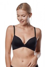 Biustonosz push-up Nipplex Amelia czarny