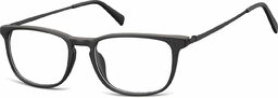 Sunoptic Okulary zerówki korekcyjne Nerd Prostokątne AC7G czarne