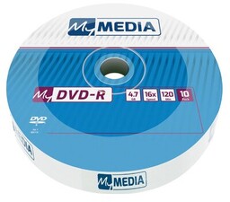 MYMEDIA Płyta Spindle DVD-R, 4.7 GB, 16x (10