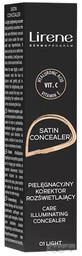 Lirene - Satin Concealer - Pielęgnacyjny korektor rozświetlający
