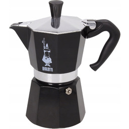 Ekskluzywna Kawiarka Moka Express 3 espresso Czarna 130ml