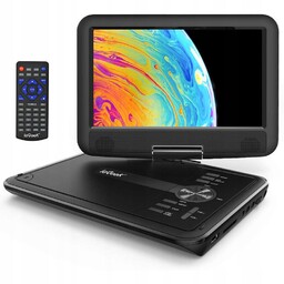 9" LCD Przenośny Odtwarzacz DVD Samochodowy Hd Czarne