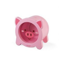 Janod Świnka Drewniana Skarbonka