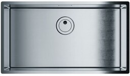 GLOBALO Zlewozmywak 78x44 RIWOLO 70.1 inox, stal szczotkowana,