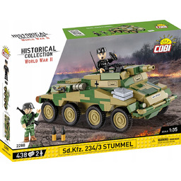 Klocki Cobi 2288 Sd.kfz. 234/3 Stummel Czołg Samochód
