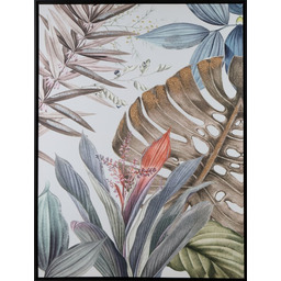 Eurofirany Obraz 589a 60x80 zielony biały liście ręcznie