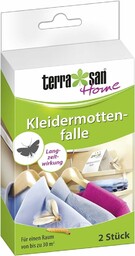 Terrasan Domowa pułapka na mole odzieżowe, ustalenie zarażenia