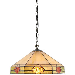 Lampa wisząca witrażowa Tiffany 6428560W z serii Interiors