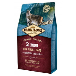 Karma sucha dla kotów CARNILOVE Cat Salmon Sensitive&Long