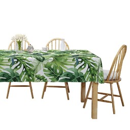Detexpol Obrus na stół 140x240 zielony liście 4270