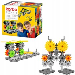 Klocki Korbo Technix 122 El System Kół Zębatych