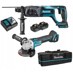 Szlifierka DGA504 Młotowiertarka DHR241 Sds Makita