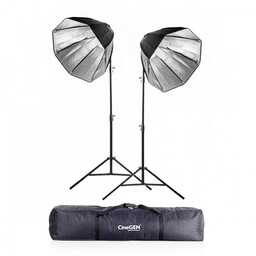 WhitePro 2x softbox octa 60 cm 8x 65W