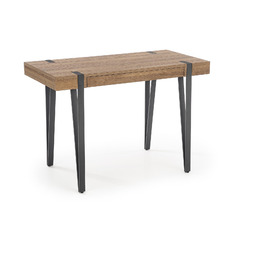 Biurko toaletka b39 czarny / orzech miodowy halmar