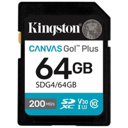 MEMORY SDXC 64GB UHS-I/SDG4/64GB KINGSTON