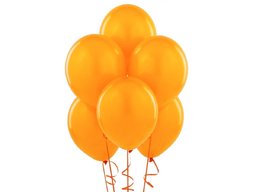 Balony lateksowe pastelowe pomarańczowe - średnie - 100
