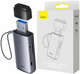 Baseus Lite Series adapter czytnik kart SD/TF USB