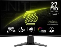 Monitor 27 cali MAG 27C6X LED/FHD/Curved/250Hz/czarny