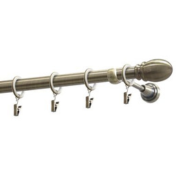 Karnisz pojedynczy 19 mm Par mosiądz antyczny 200