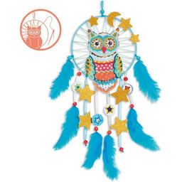 Złota Sowa - łapacz snów, zrób to sam