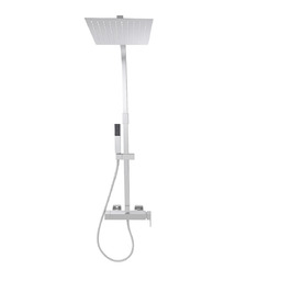 Zestaw natryskowy prysznicowy z deszczownicą QATRO Chrom