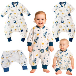 Śpiwór dziecięcy rozpinany pajacyk otulacz bawełniany dla niemowląt