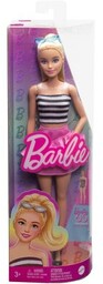 Lalka Barbie Fashionistas Top w biało-czarne paski HRH11