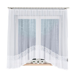 Markizeta Firana żakardowa gotowa 300x170 biała Daniela