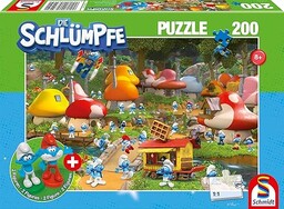 Schmidt Spiele 56525 Smerfy, In Smerfs, 200 elementów,