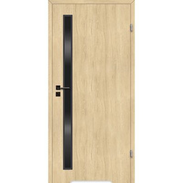 Drzwi wewnętrzne 80P pokojowe dąb amber lakierowane vega